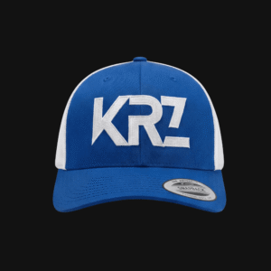 Blue & White With White Logo