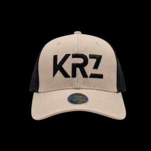 KRZ Stone & Black Trucker Cap