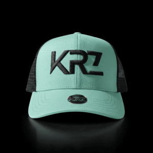 KRZ Teal & Black Trucker Cap – Limited Edition