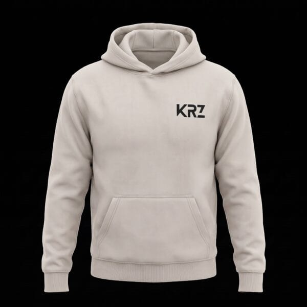 KRZ Subtle oversized hoodie in Stone